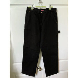 NWT Craftsman Black Lined Workwear Cargo  Utility Jeans 34x30